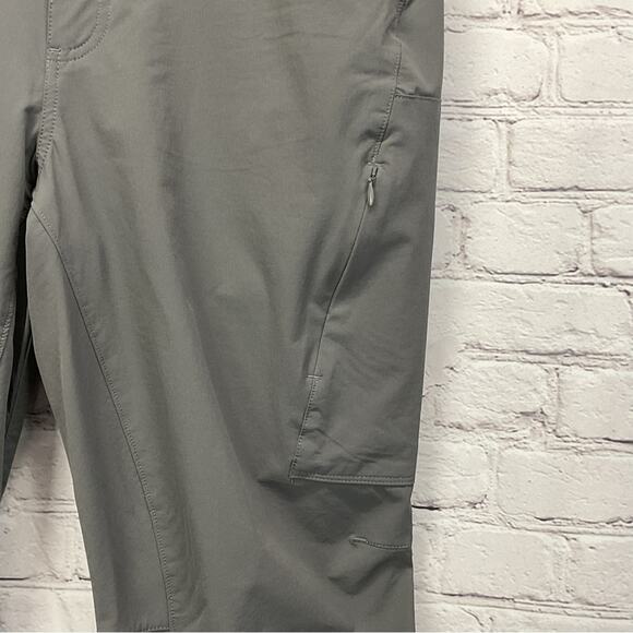 Duluth Trading Hiking Pants Women's Size 14x31 Gray Outdoor Straight Leg Pockets - Picture 6 of 9